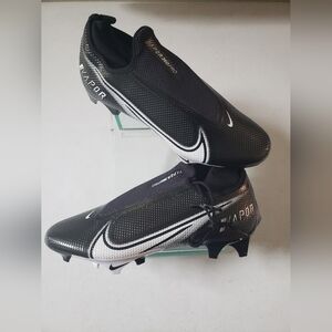 Nike Vapor Edge Pro 360 Football Cleats Black White A08277-001 Size 10.5/12.5